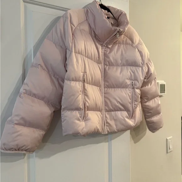 Tory Sport Pink Puffer Coat - Picture 2 of 7